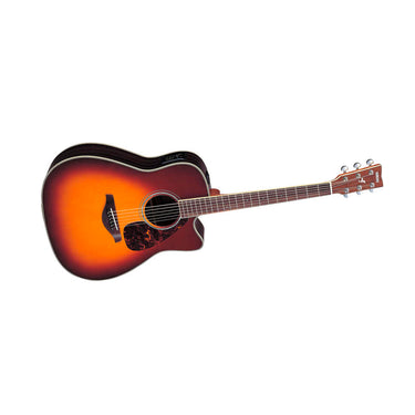 Guitarra Electroacustica Yamaha Folk Jumbo Fgx730scbs
